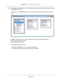 Database Storage & Design Appendix F Homework Appendix The Semantic Object Model F31