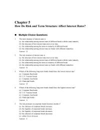 Chapter 05 When The Corporate Bond Market Becomes