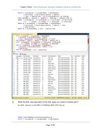 Database Storage & Design Chapter 12 Homework Data Data Warehouse And Business Intelligence Systems