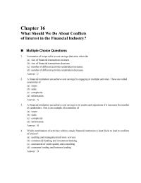 Chapter 16 Which combination of activities within a single