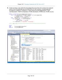 Database Storage & Design Chapter 10a Homework Shipment item Will Need Use Views Allow Successfully