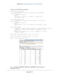Database Storage & Design Chapter 10b Homework We will need to use a view to allow us to successfully handle