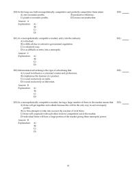 Chapter 25 4 Which of the following describes monopolistic