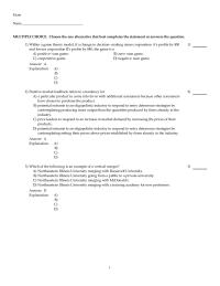 Chapter 26 1 Which The Following Example Horizontal Mergera