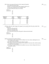 Chapter 28 5 Refer The Above Table Suppose The Price