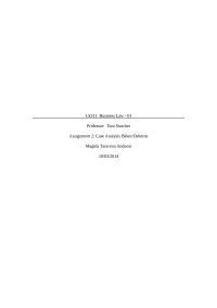 Assignment 2: Case Analysis Baker/Osborne