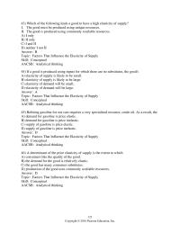 Economics Chapter 4 7 Perfectly Elastic Demand skill Concept Reflective&nbsp;