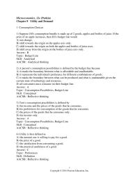 Economics Chapter 8 1 Diminishing Marginal Utility skill Conceptual Reflective&nbsp;