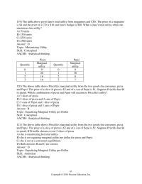 Economics Chapter 8 4 Predictions Marginal Utility Theory Demand Curve skill
