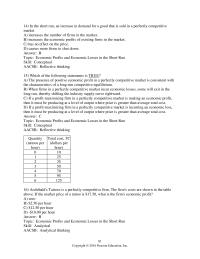 Economics Chapter 12 5 The above table shows the per day total cost for