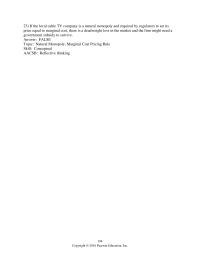 Economics Chapter 13 11 the firm does not use resources efficiently