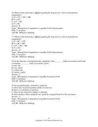 Economics Chapter 14 3 Atopic Monopolistic Competition Long run Excess&nbsp;
