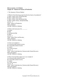 Economics Chapter 18 1&nbsp;extra revenue gained by selling one more unit of