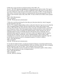 Economics Chapter 18 6 Nick Hires Workers Because That The Quantity