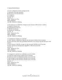 Economics Chapter 19 4 An income tax system in which the average tax rate