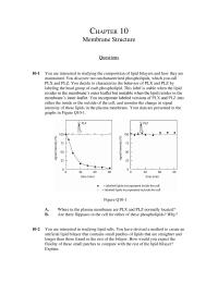 Biology & Life Sciences Chapter 10 Rapidly Transferred The Outside The Cell