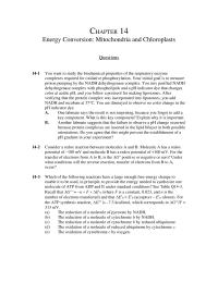 Biology & Life Sciences Chapter 14 For Reaction Drive Atp Synthesis Under Standard