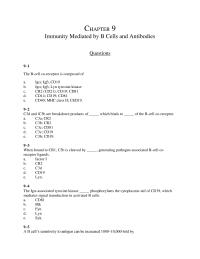 Chapter 9 Passive Immunization Opsonization