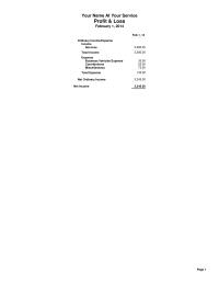 Section 1-11 Income expense income services total Income expense business Vehicles Expense contributions miscellaneous total Expense net Ordinary Income net