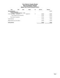 Exam Books 15 Total Charges and Cash Advances