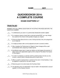 Written Exams Subtotal Last Sales Item Special Item Required