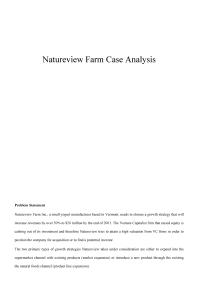 Natureview Farm case analysis