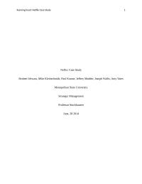 Neflix: Case Study