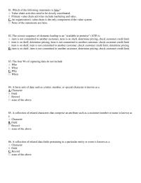 Accounting Chapter 2 2 The Correct Sequence Elements Leading Available