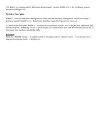 Accounting Chapter 12 2 Below is a narrative of the “Determine Requirements” portion