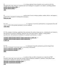 Accounting Chapter 15 2 Variances Report 10 Production Work Centers Inventory