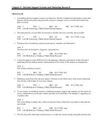 Chapter 9 1 Managers Must Combine Specific Pieces Information Needed