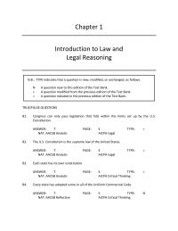 Business Law Chapter 1 Legal Common law is a term for the laws that are familiar to most of us