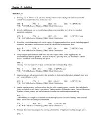 Chapter 13 1 A retail establishment can be classified according