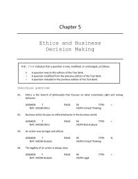 Business Law Chapter 5 Focusing on a firm’s short-term profits without considering