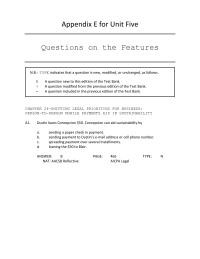 Business Law Chapter 5 National fails to verify a forged drawer’s signature on a check for