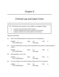 Business Law Chapter 9 1 A business takes a risk by electronically storing its customers’ credit