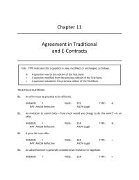 Business Law Chapter 11 Am Monday Contract Formed Shopping Stores Acceptance
