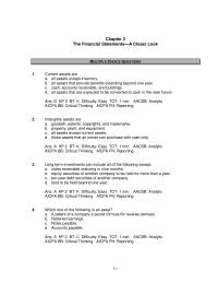 Chapter 2 1 Acquired Cost Less Any Accumulated Amortization ANS