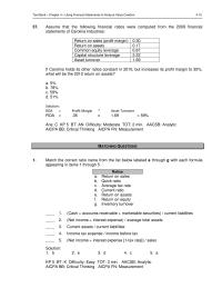 Chapter 4 2 Match The Correct Ratio Name From The