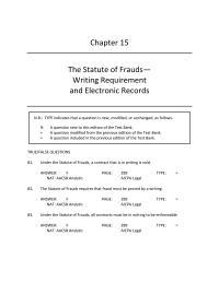 Business Law Chapter 15 An integrated contract is the complete and final statement