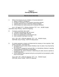 Chapter 6 Typically reflects the view of inherently unethical manager