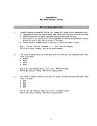 Appendix A how much will the bonds sell for in the market if interest&nbsp;