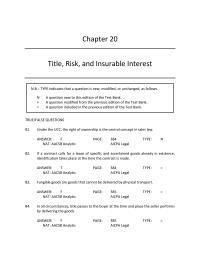 Business Law Chapter 20 A consignment is similar to a sale or return but normally