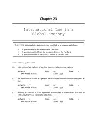 Business Law Chapter 23 Firms overseas have almost total legal protection against government
