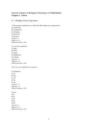 Chapter 4 The primary substances of which all other things are composed&nbsp;