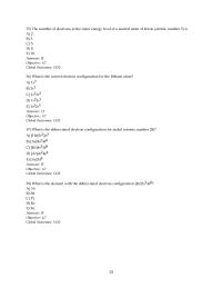 Chapter 4 What is the correct electron configuration for the lithium atom