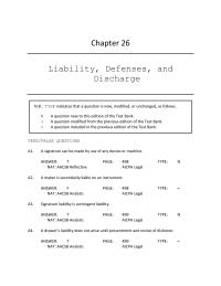 Business Law Chapter 26 D elite Check And Cashes First Federal Bank
