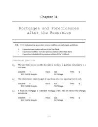 Business Law Chapter 31 Mortgages Amp Foreclosures After The Recessiona16velma Borrows
