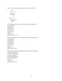 Chapter 15 Hydrolysis of the disaccharide above gives the mono saccharides