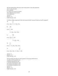 Chapter 16 The reactants that will form an ester in the presence of an acid catalyst&nbsp;